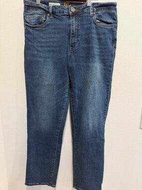 Kut from the Kloth Women's Medium Blue Straight Leg Jeans